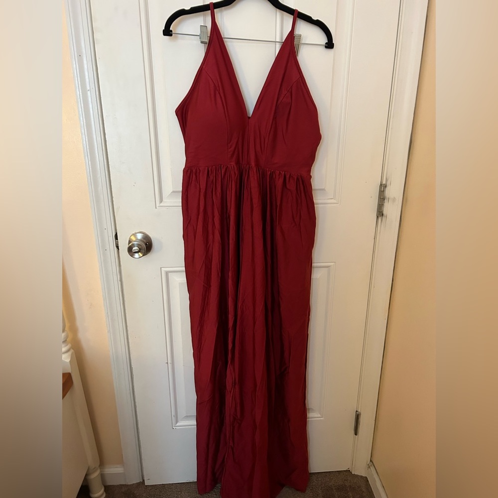 Klassy Network red jumpsuit